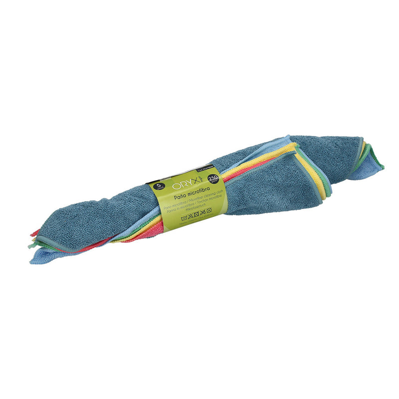 Paño microfibra 35 x 40 cm / 250 gramos (pack 5 piezas)