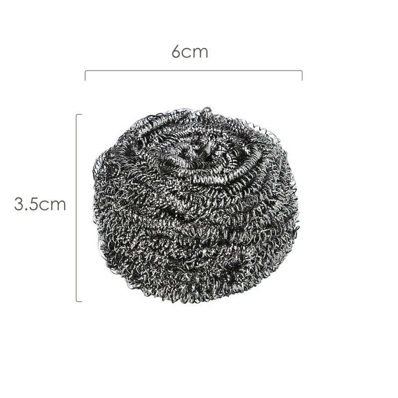 Estropajo acero inoxidable  (pak 3 pz)