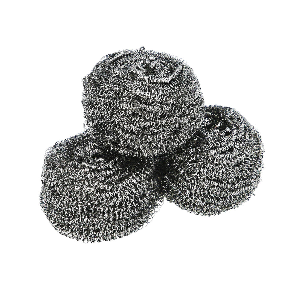 Stainless steel scourer (pack of 3 units)