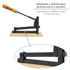 Handmade almond-cracking machine