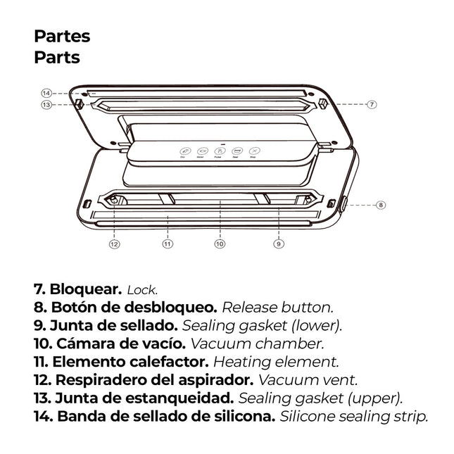 Maquina envasar al vacio