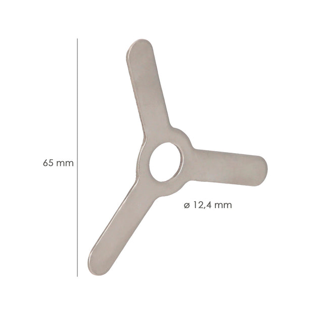 Pieza recambio para embutir con maquina picar carne oryx nº 22