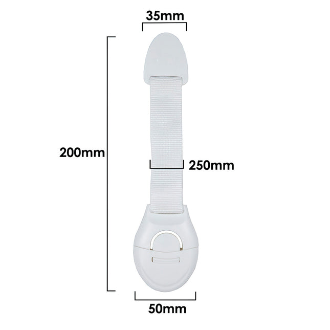 Protector cierre seguridad frigorífico / cajón (bister 2 piezas)