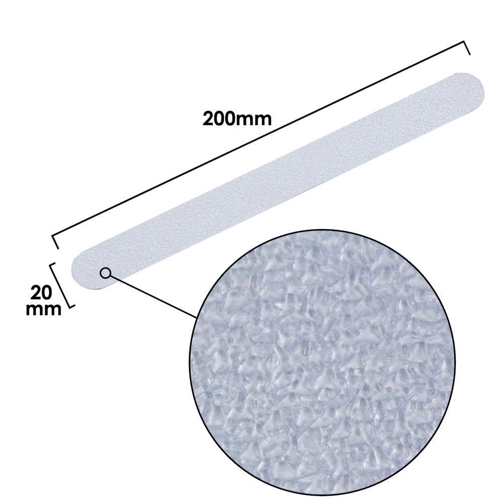 Non-slip adhesive strips for bathrooms / showers
