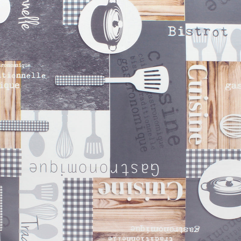 Mantel hule redondo cuisin impermeable antimanchas PVC ø 140 cm. uso interior y exterior