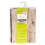 Rectangular PVC Wipeable Tablecloth with Wood Plank Design, Waterproof, Stain-Resistant, 140 x 250 cm, Cut-to-Size, Indoor and Outdoor Use