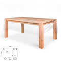 Transparent rectangular stain-resistant PVC tablecloth 140x250 cm trimmable for indoor and outdoor use