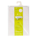 PVC white rectangular oilcloth tablecloth 140x250 cm - waterproof, stain-resistant, cut-to-size, for indoor and outdoor use
