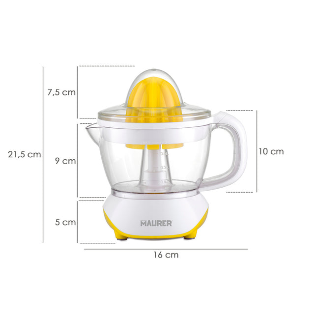 Exprimidor naranjas electrico 25 watt. capacidad 700 ml. exprimidor zumo narajas, exprimidor fruta