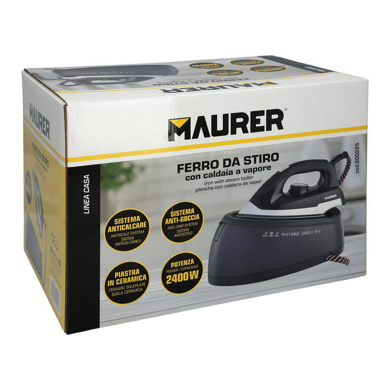 Plancha vapor-centro planchado 2400 watt