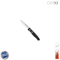 Cuchillo aspen mondador hoja acero inoxidable 8 cm negro
