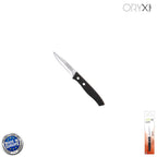 Cuchillo aspen mondador hoja acero inoxidable 8 cm negro