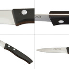 Cuchillo aspen patatero hoja acero inoxidable 10 cm negro
