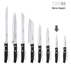 Cuchillo aspen patatero hoja acero inoxidable 10 cm negro