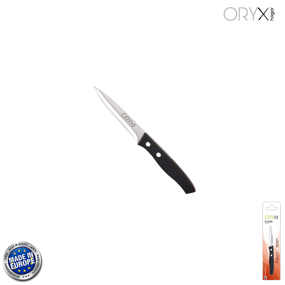 Cuchillo aspen patatero hoja acero inoxidable 10 cm negro