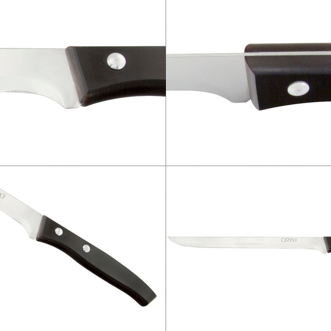 Cuchillo aspen jamonero hoja acero inoxidable 25 cm. negro