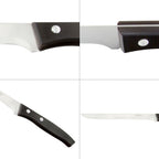 Cuchillo aspen jamonero hoja acero inoxidable 25 cm negro