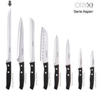 Cuchillo aspen jamonero hoja acero inoxidable 25 cm negro