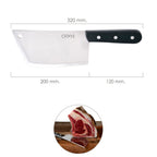 Piqueta grenoble hoja acero inoxidable 20 cm negro