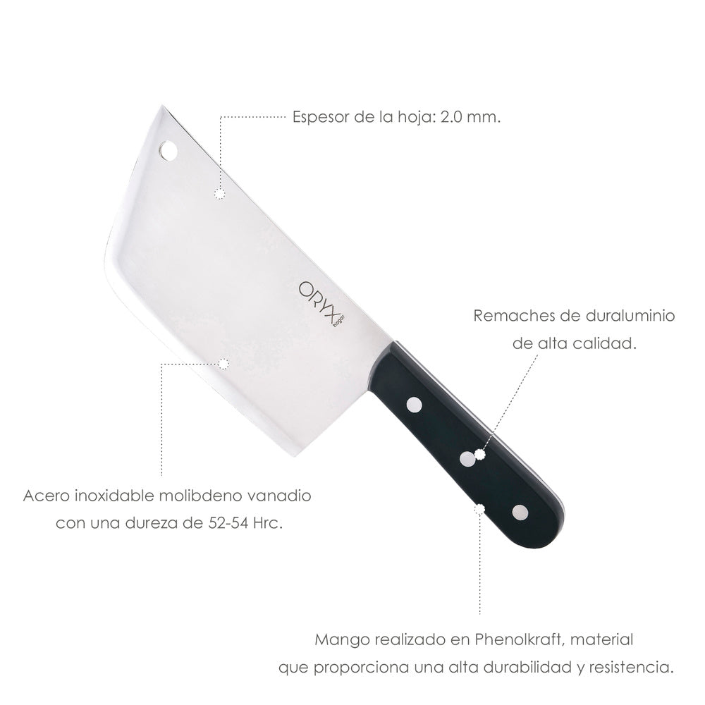 Piqueta grenoble hoja acero inoxidable 20 cm negro