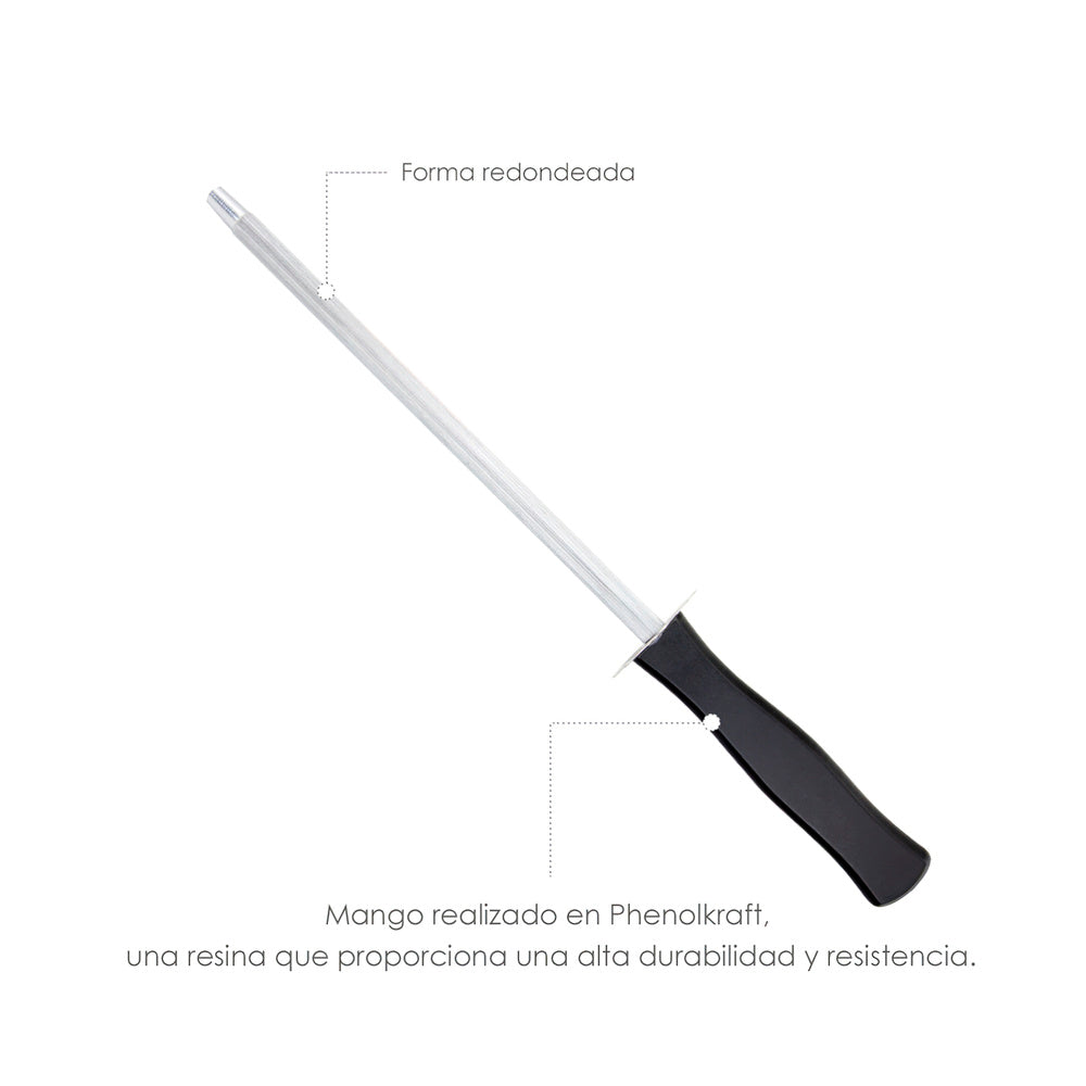 Chaira afiladora grenoble 19 cm negro