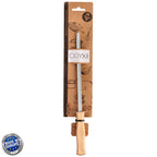 Chaira afiladora cocina 19 cm mango madera. Chaira afilador cuchillos / tijeras manual