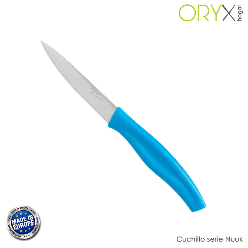 Cuchillo nuuk mondador hoja acero inoxidable 9 cm. azul (1 unidad)