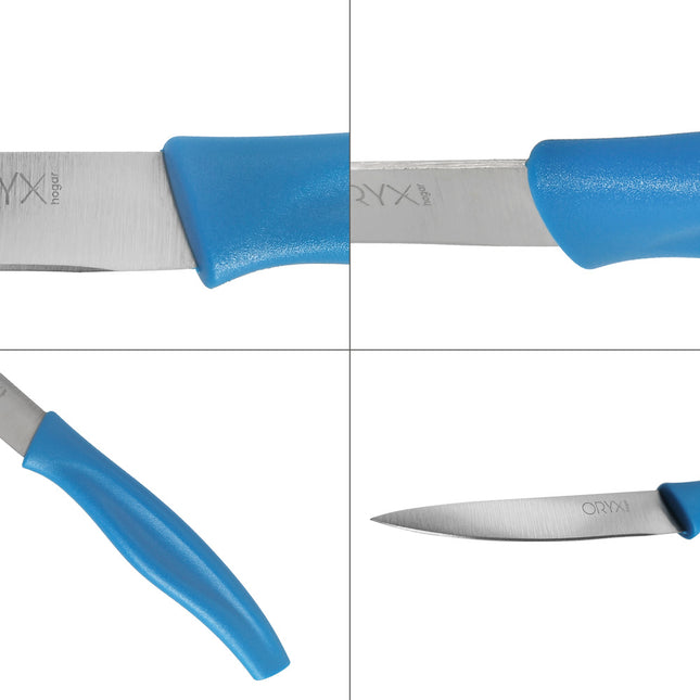 Cuchillo nuuk mondador hoja acero inoxidable 9 cm. azul (1 unidad)