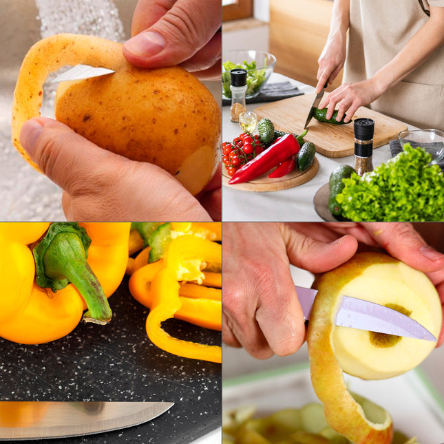 Cuchillo nuuk mondador hoja acero inoxidable 9 cm. azul (1 unidad)