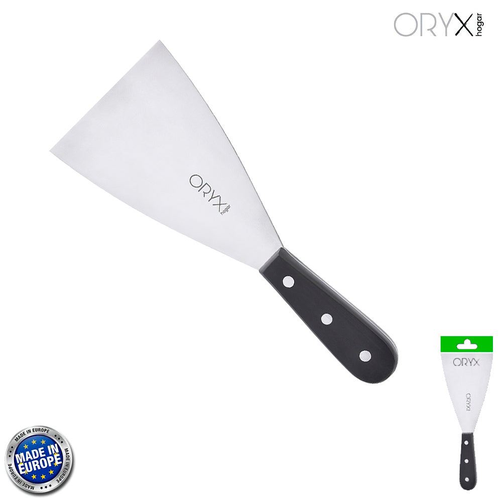Grenoble stainless steel cooking spatula 9cm black