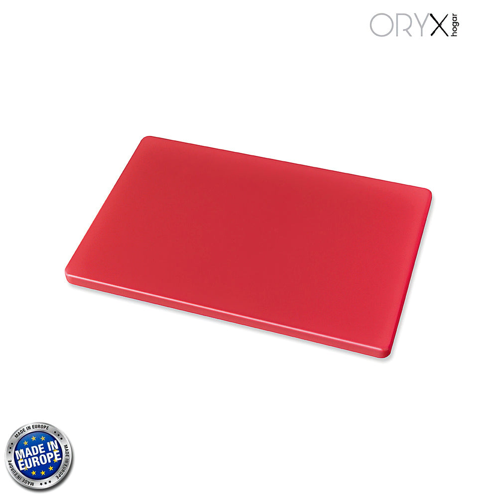 Polyethylene cutting board 30x20x1.5 cm red