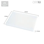 Tabla cortar polietileno 30x20x1,5 cm  color blanco