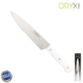 Cuchillo husky verduras 15 cm hoja acero inoxidable, cuchillo verduras, cuchillo cortar verduras mango ergonómico blanco