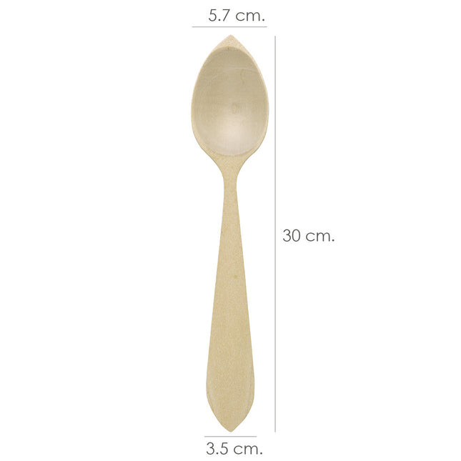 Cuchara servir cocina madera oryx 30 cm