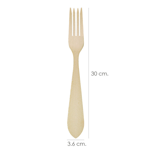 Tenedor cocina madera oryx 30 cm