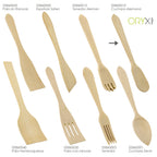 Colher de cozinha alemã feita em madeira de órix, 30 cm