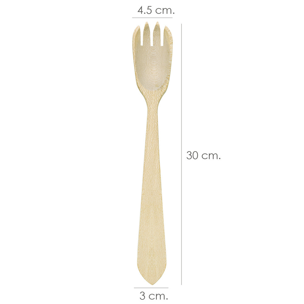 Oryx 30 cm German wood kitchen fork
