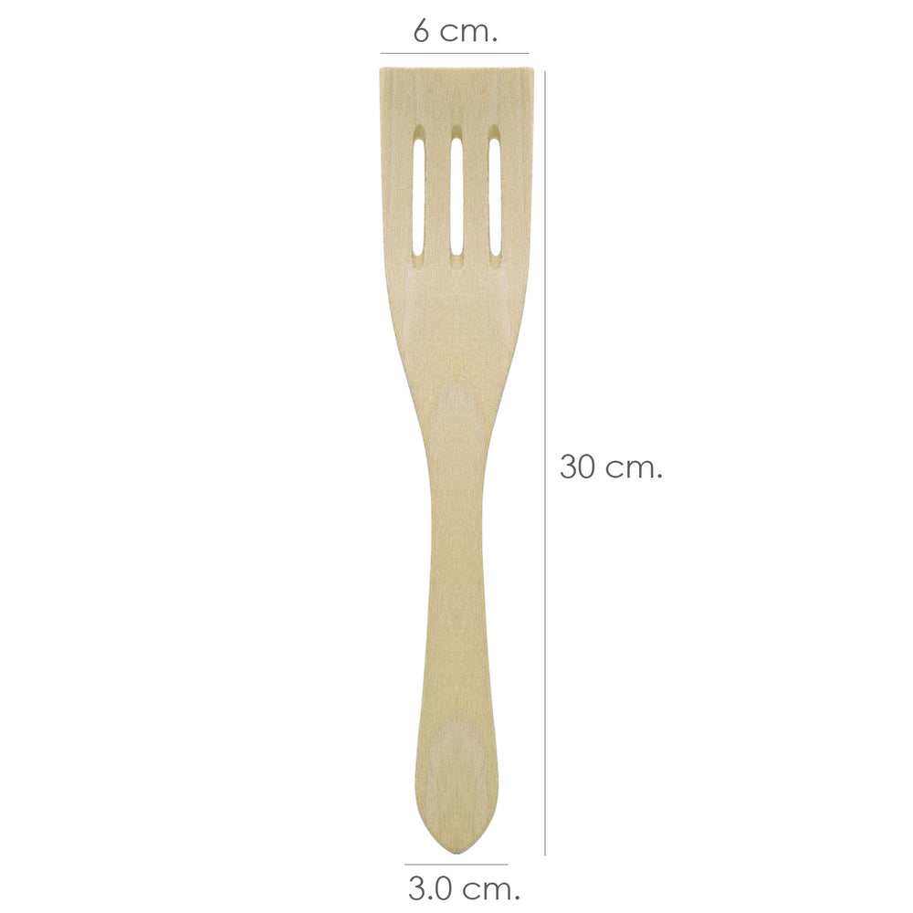 Oryx wooden cooking spoon with slots 30 cm