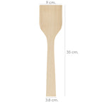 Espátula de cozinha Oryx em madeira para hambúrguer, 35 cm