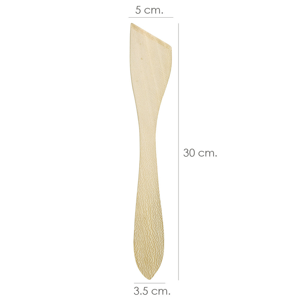 Spatula frying pan kitchen wood oryx 30 cm