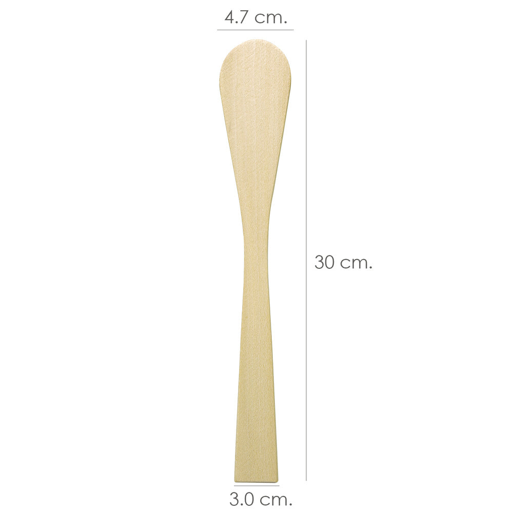 Spatula slotted wood oryx 30 cm