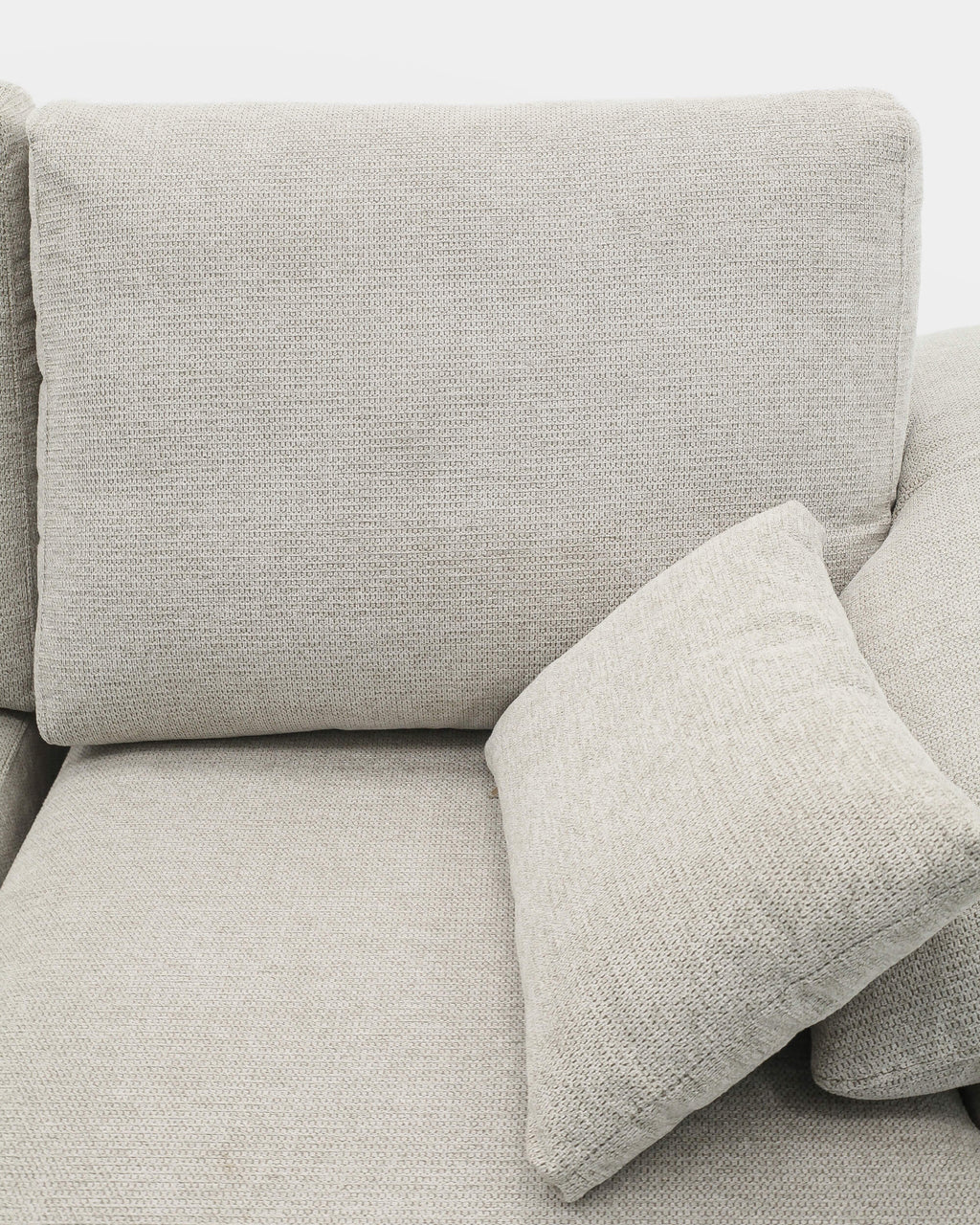 Sofá chaise longue de 3 lugares com assentos deslizantes