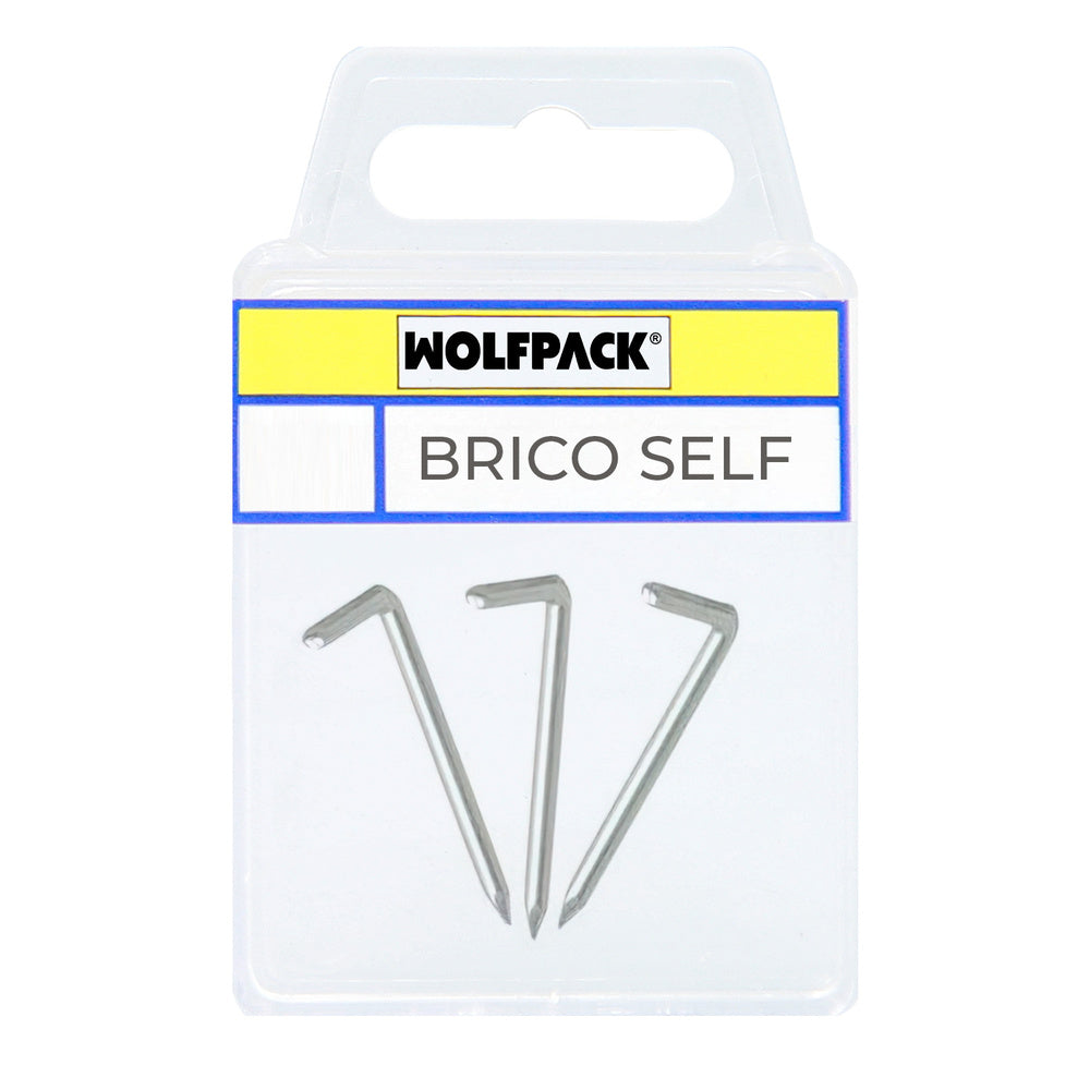 Steel point carpet tacks 17x50 mm brico self 7 units
