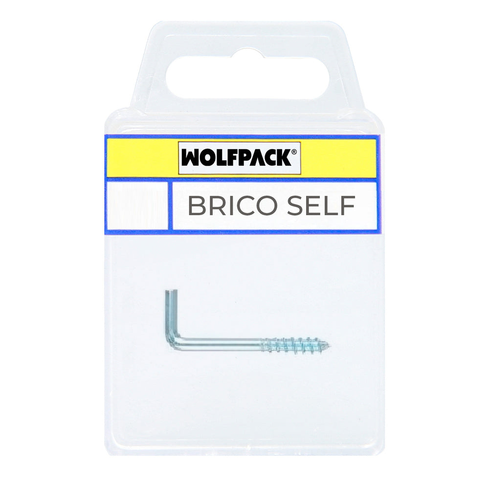 Screw-in hooks galvanized 16x30 mm brico self 22 units