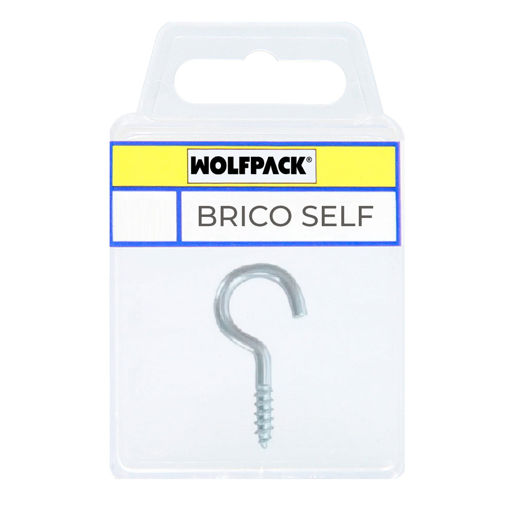 Open screw eye zinc plated 19x60 mm 10 units