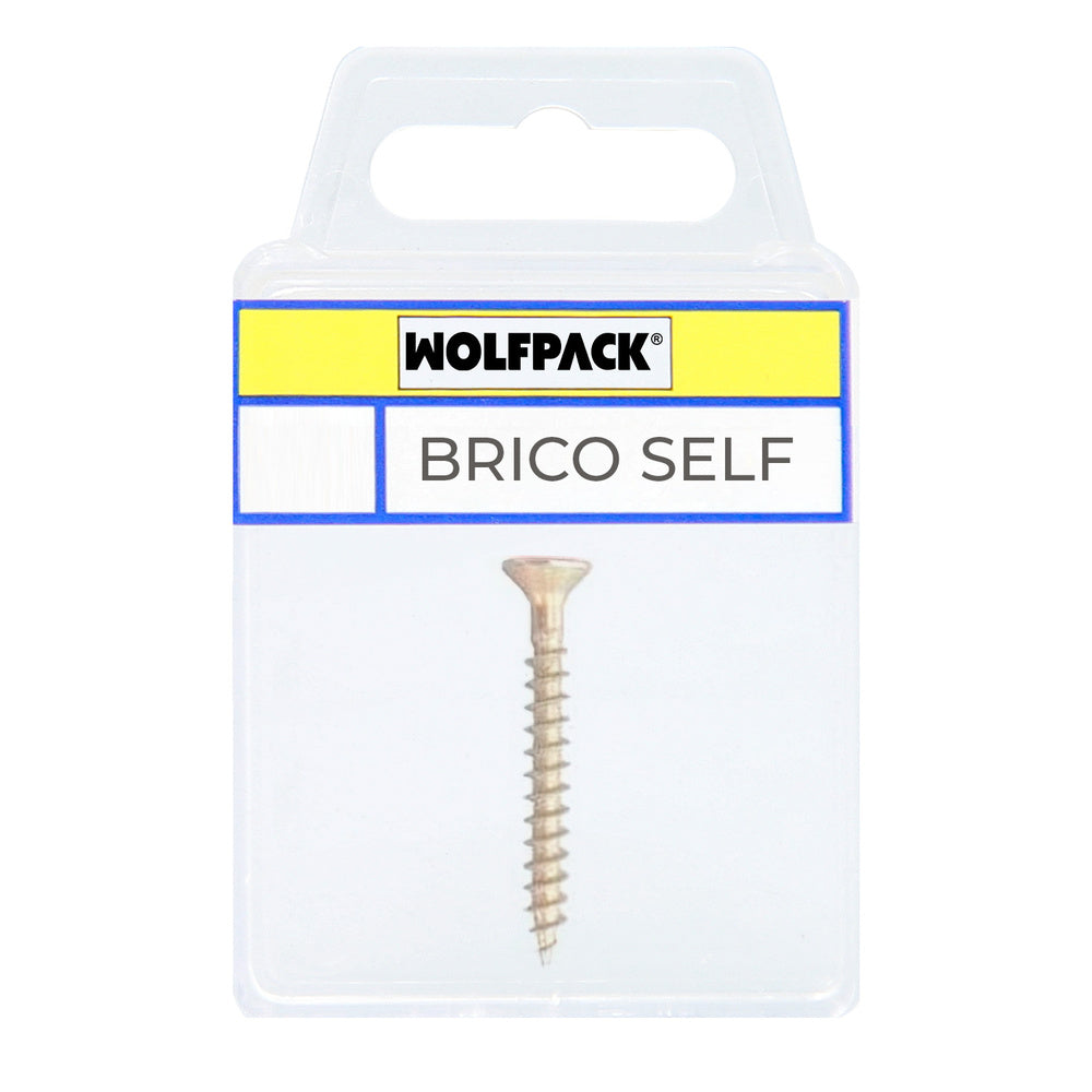 Pozi drive countersunk head screw, zinc-plated yellow, 3.0x16 mm, 30 units
