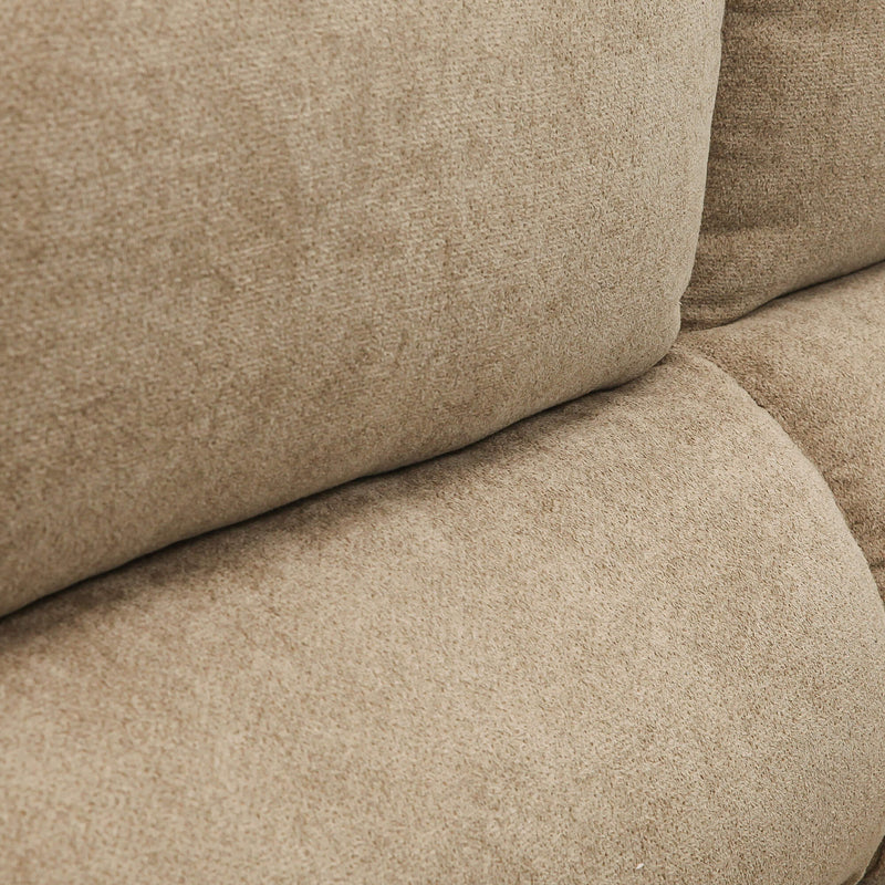 Sofá chaiselongue 3 plazas confort y amplitud | marrón