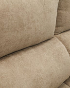 Sofá chaise longue de 3 lugares: conforto e espaço | marrom