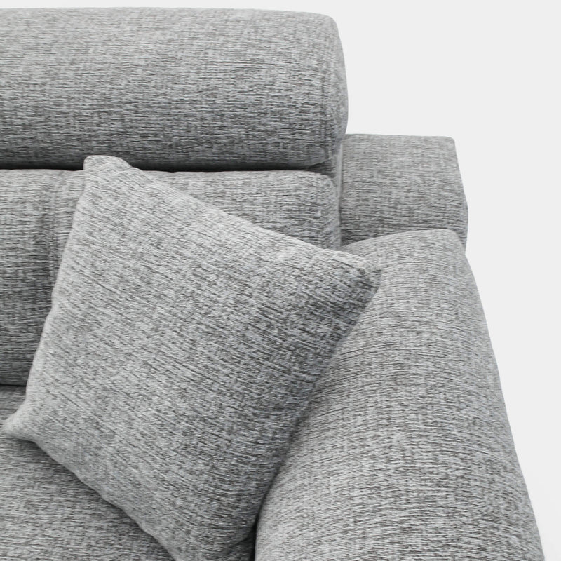 Sofá Erika 2 plazas relax compacto para salón pequeño | gris