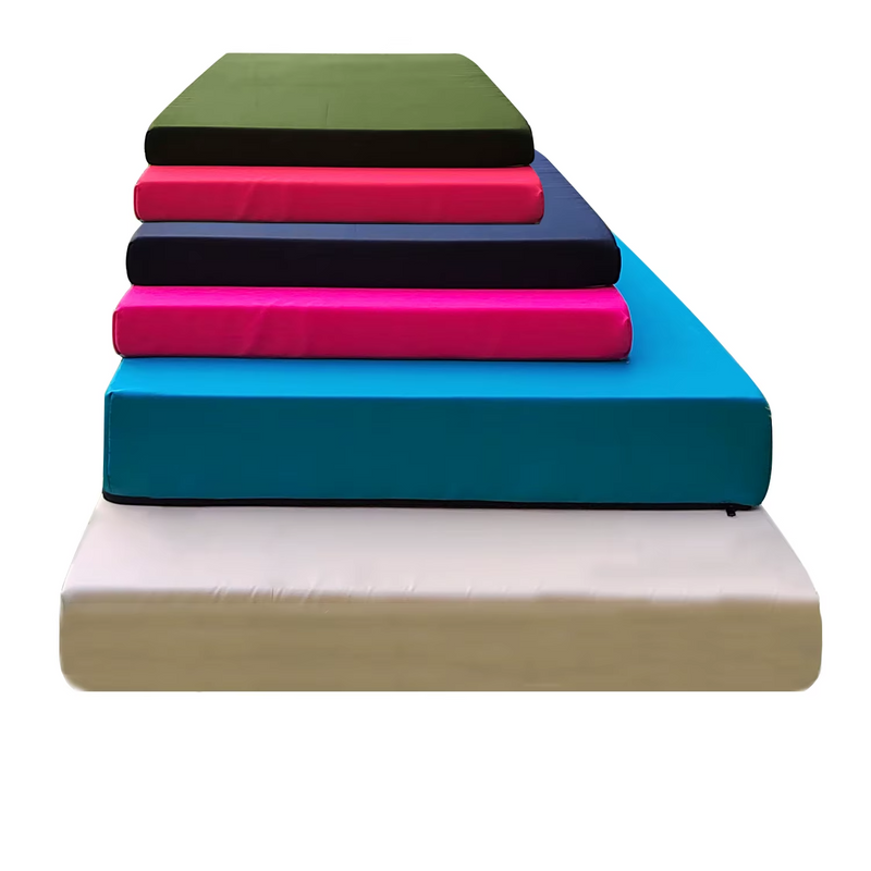 Cojín rectangular impermeable para bancos en colores neutrosCojines